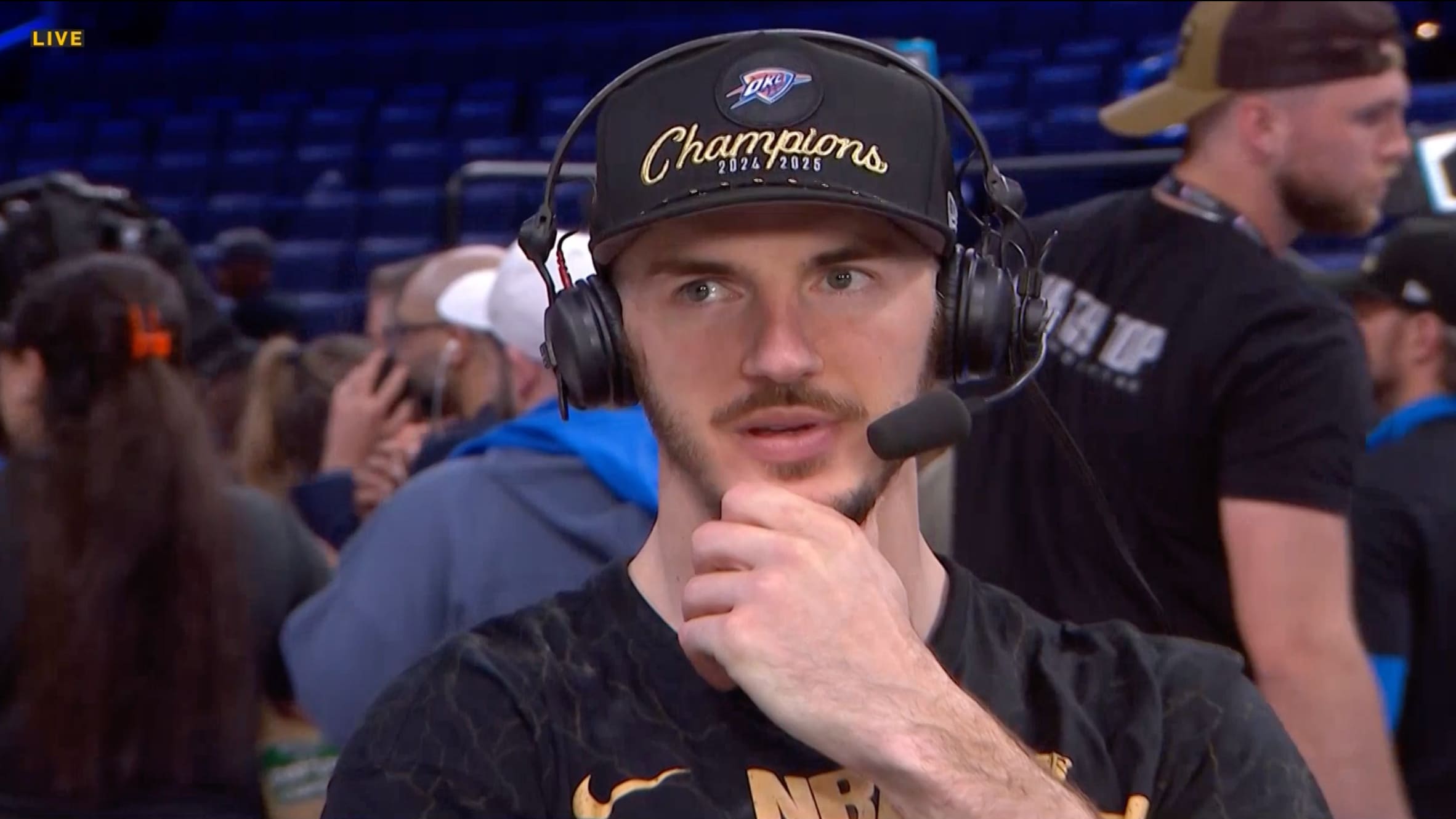 2025 NBA Finals: Alex Caruso joins GameTime live after Thunder's championship win
